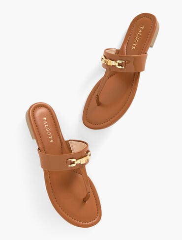 Gia Bamboo Thong Sandals