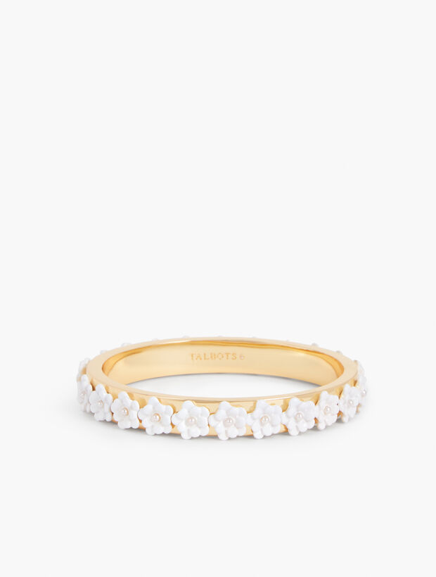 Ditsy Floral Enamel Bangle