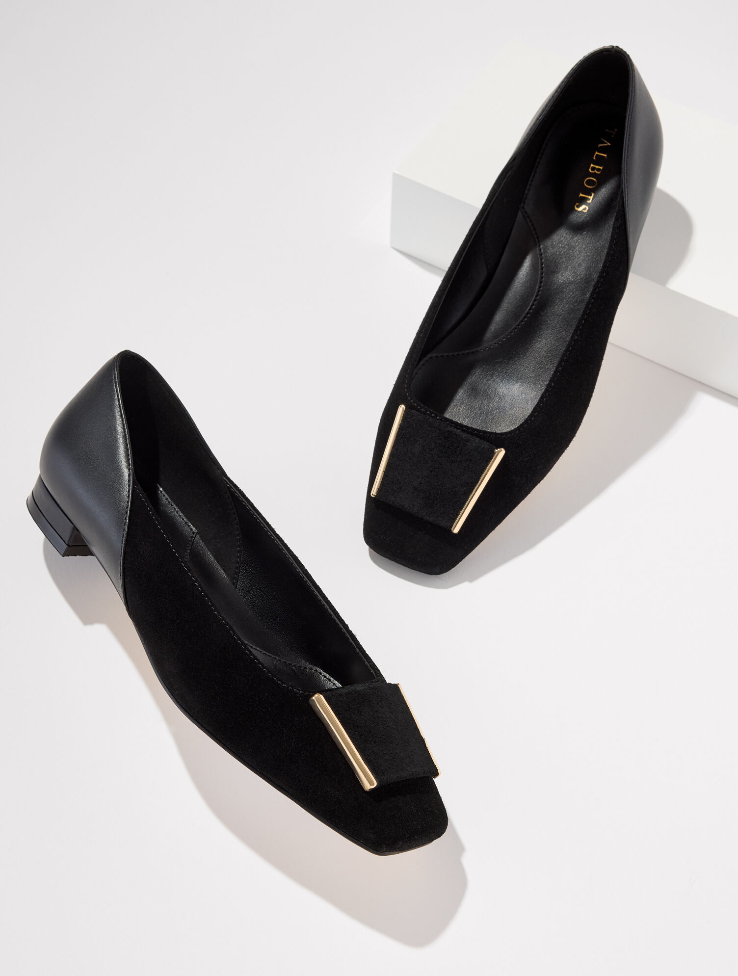 Sutton Suede Ornament Flats