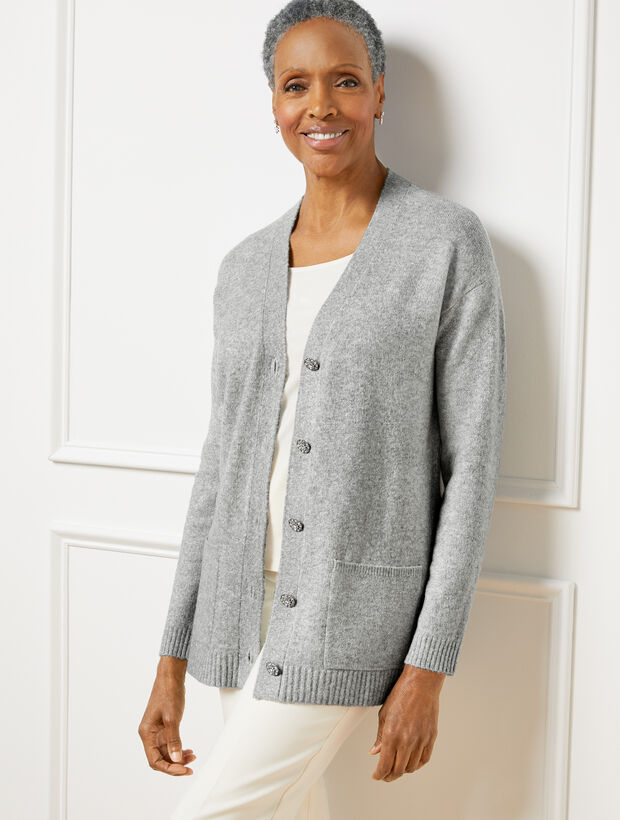 Jewel Button Cardigan Talbots