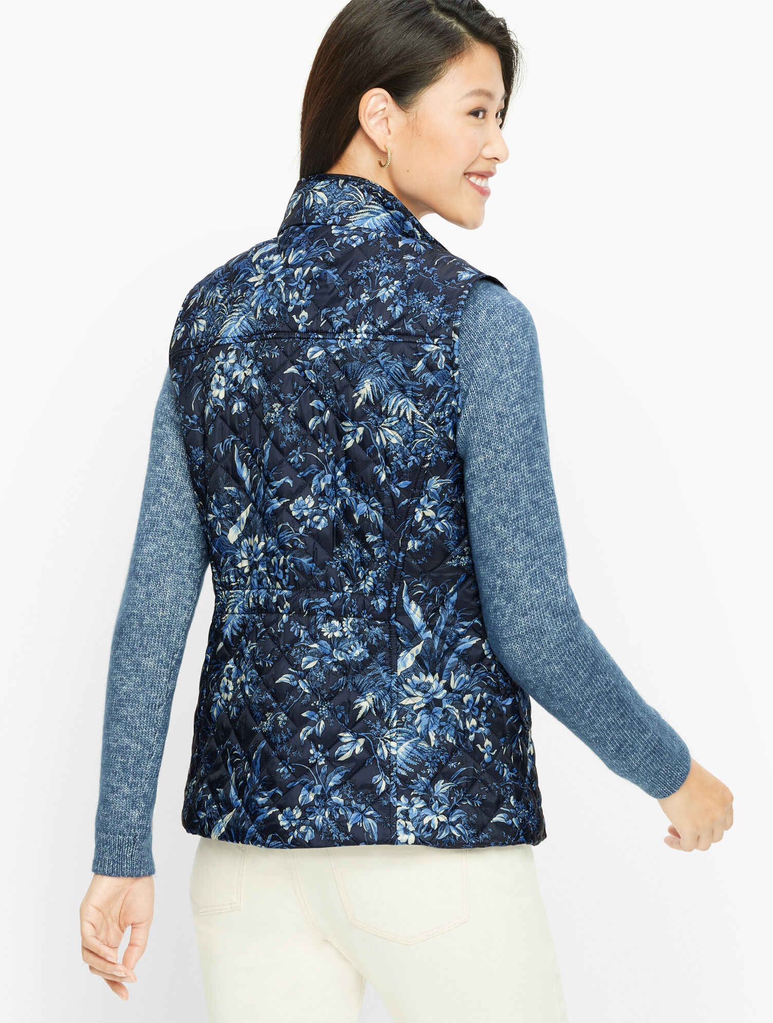 Diamond Quilted Vest - Fall Toile