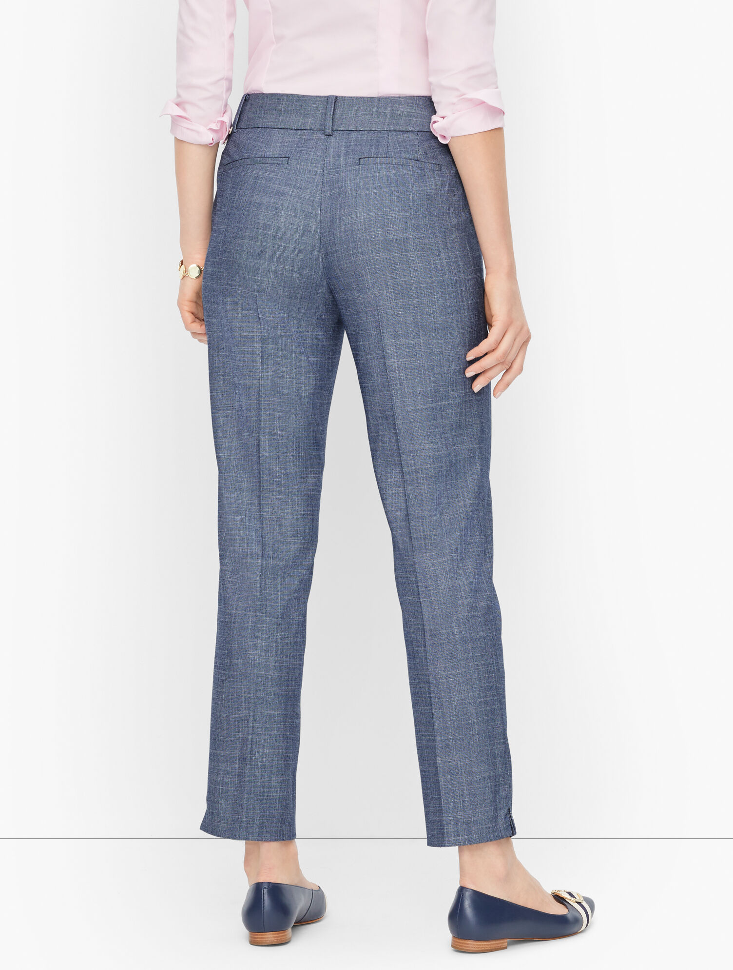 Talbots Hampshire Ankle Pants - Textured Kerri
