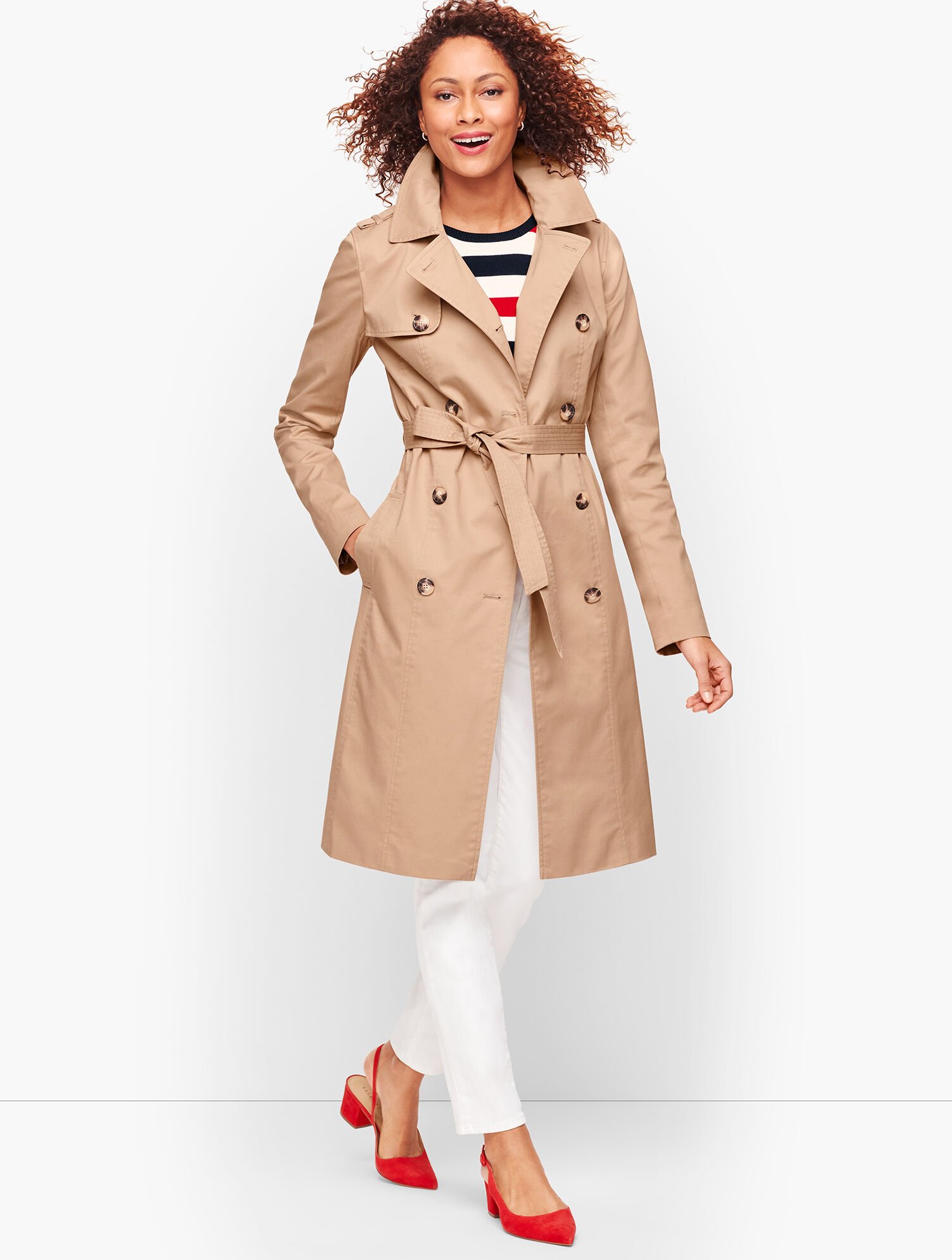 Womens Coats Express Classic Double Breasted Trench Coat Empirical