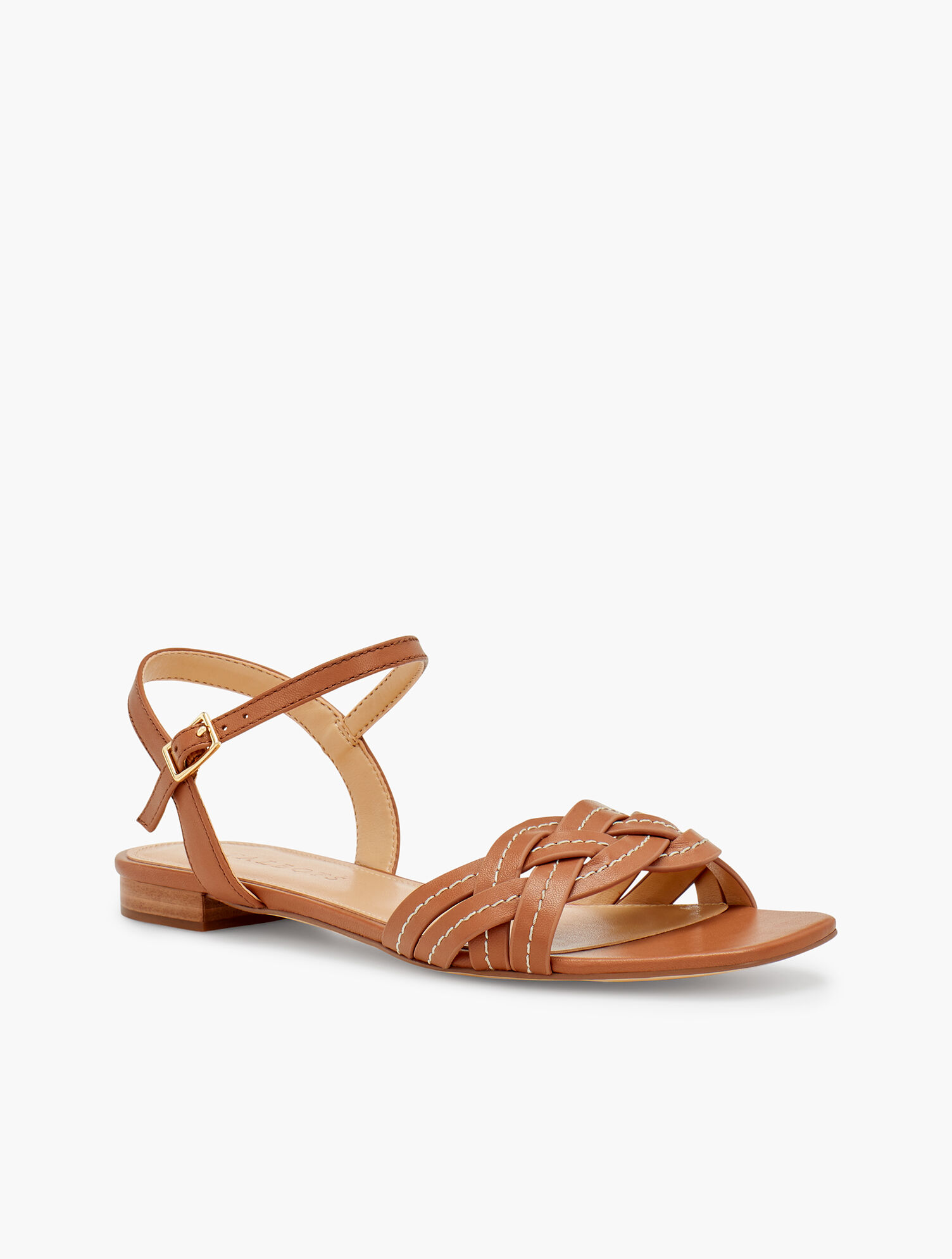 Violet Braided Flat Sandals