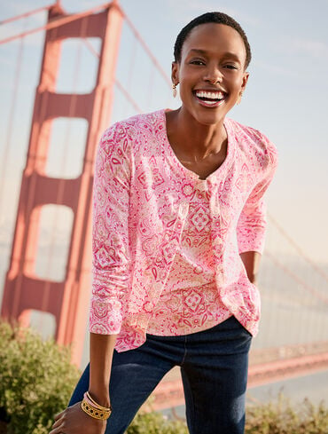 Charming Cardigan - Medallion Paisley