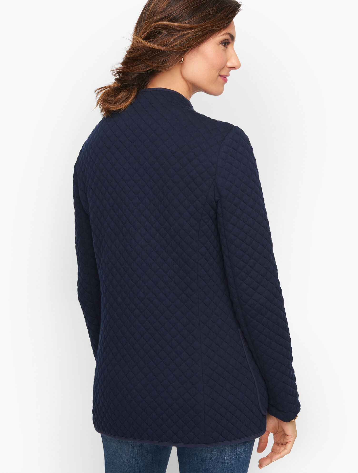 Quilted Knit Jacket
