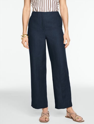 Women's Petite Modern Workwear Blue Dress Pants | Talbots Women's Petite Modern Workwear Blue Dress Pants | Talbots