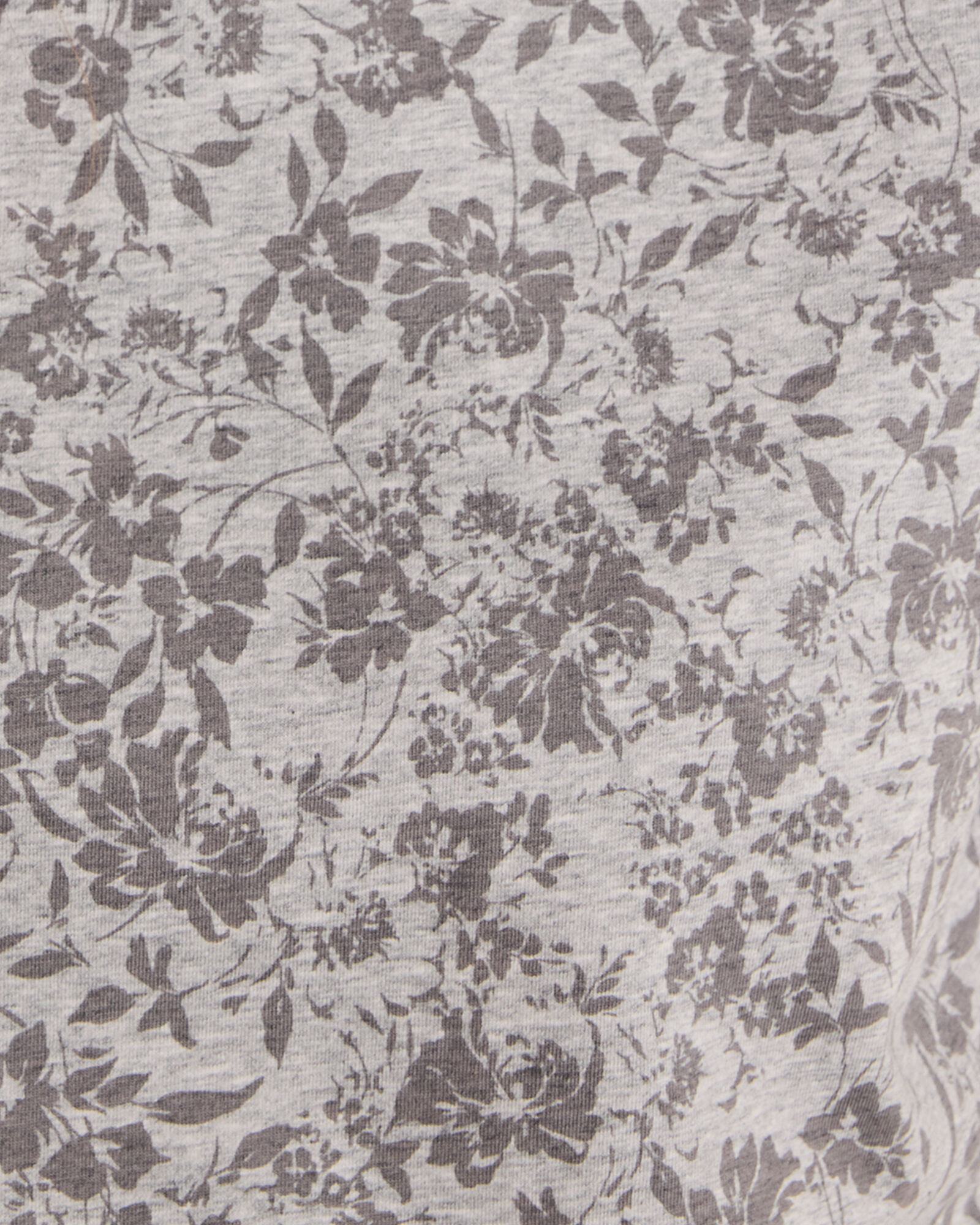 Organic Cotton Jersey Muted Floral Bateau Neck Tee