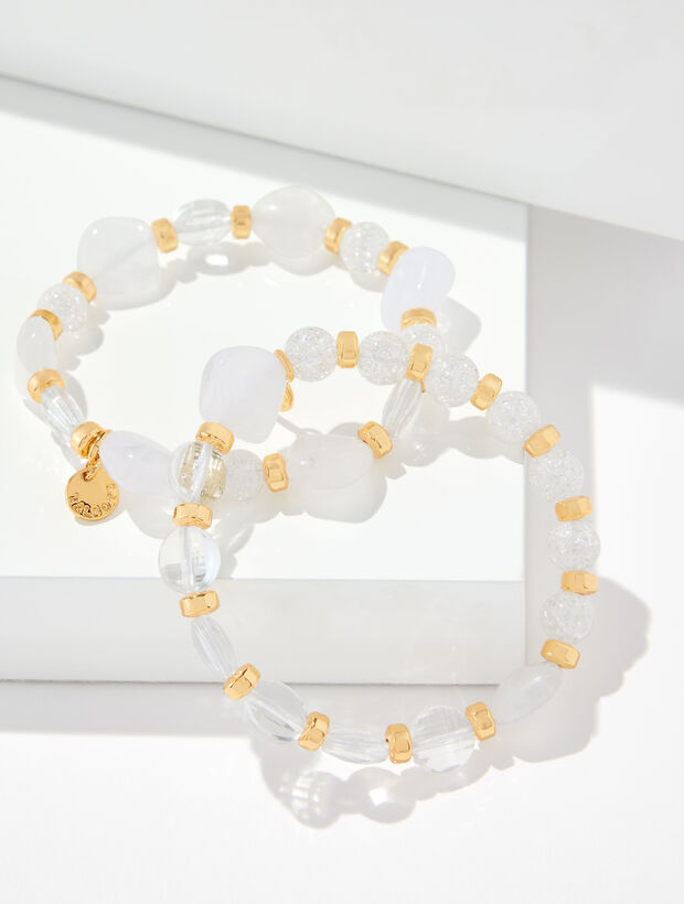 Sweet Pearl Stretch Bracelet Set