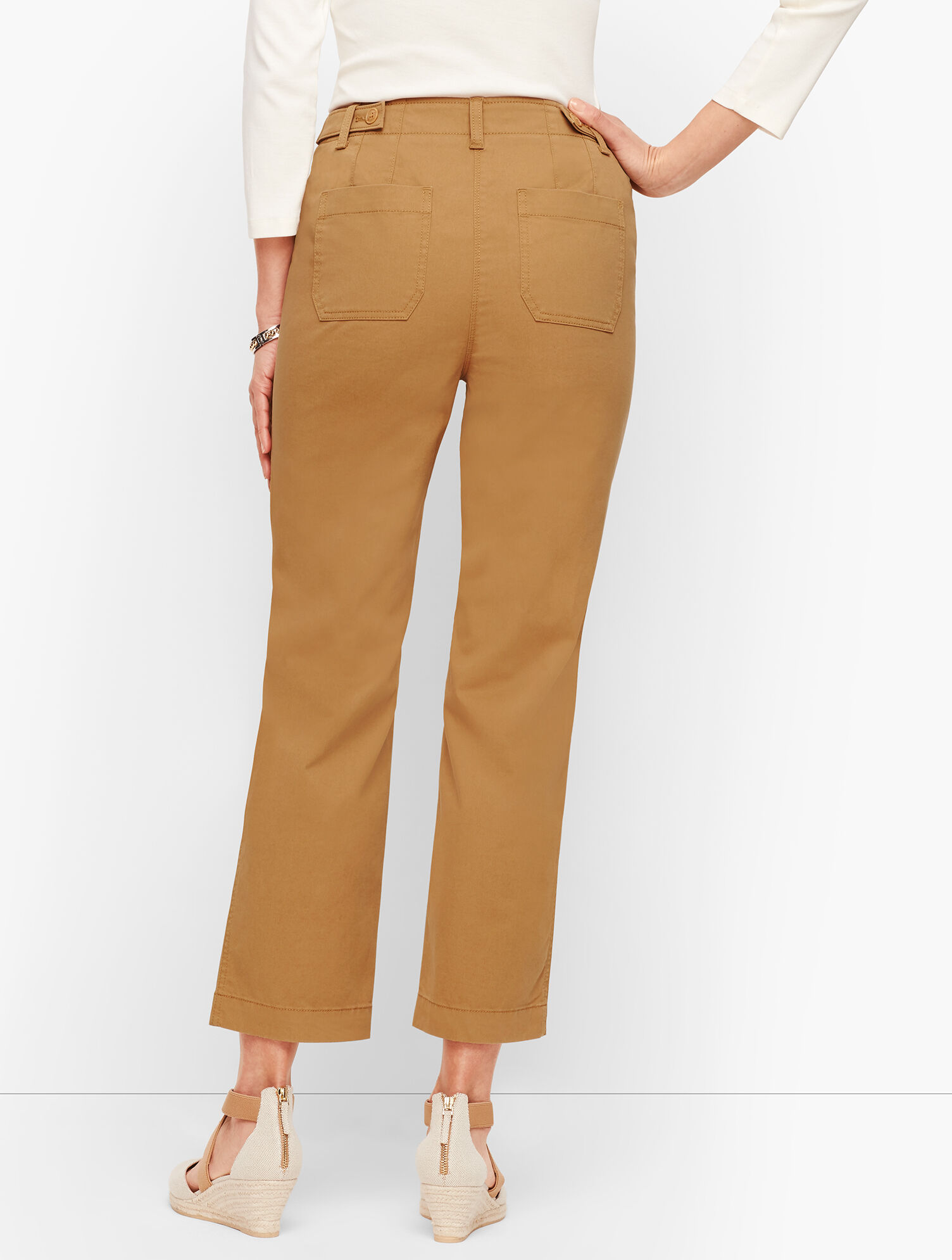 Patch Pocket Crop Chinos