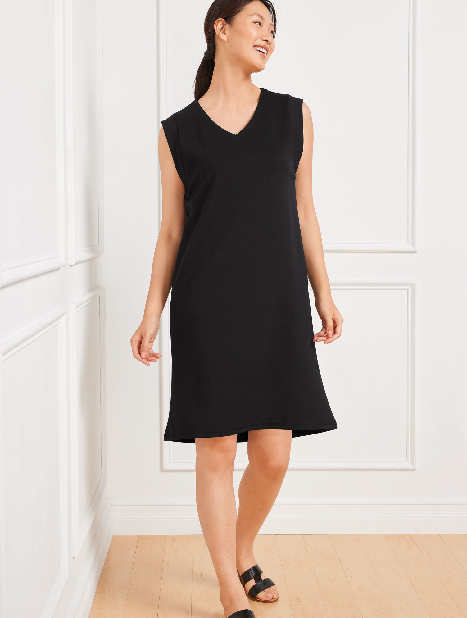 AirKnit Stretch Sleeveless Dress | Talbots 