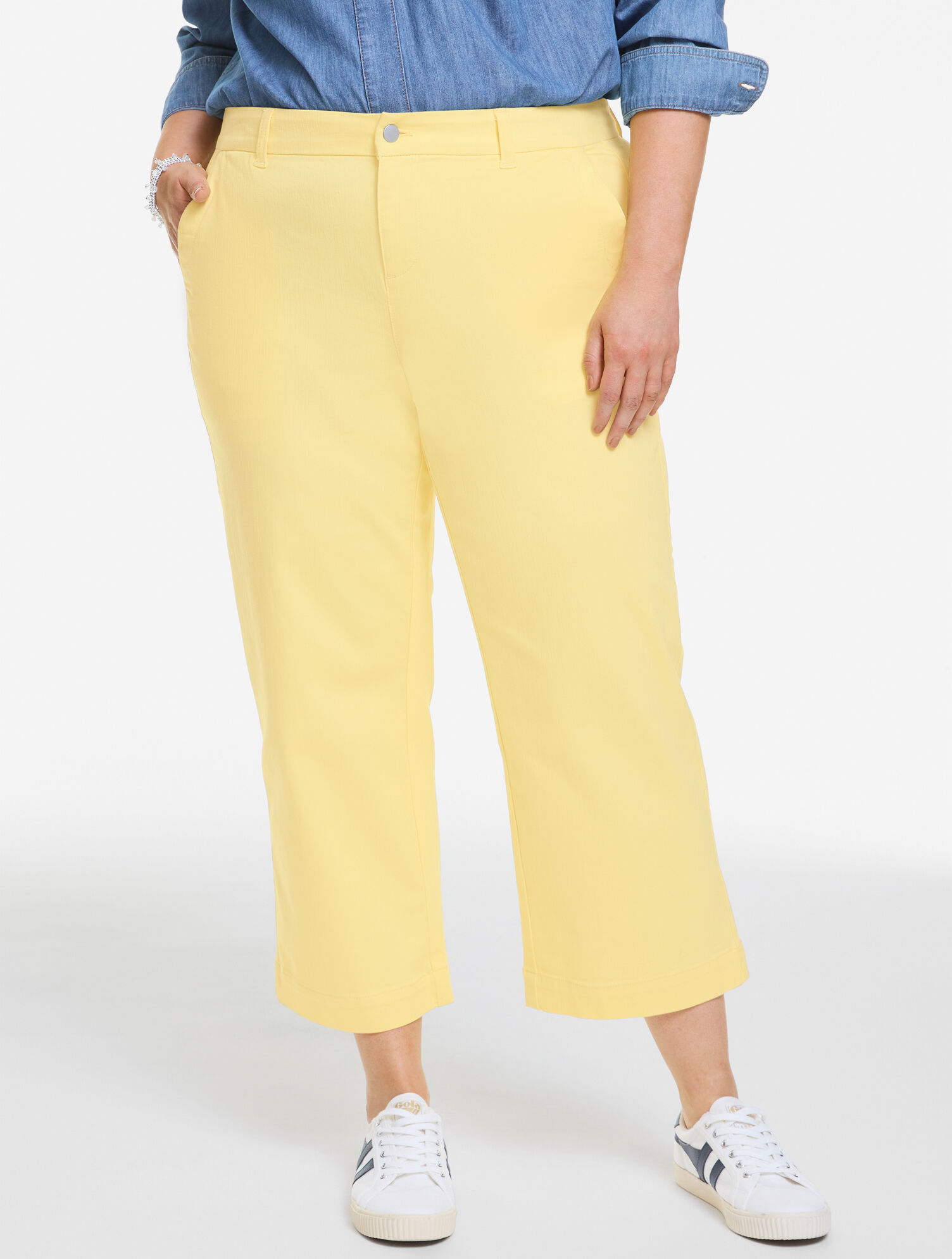 Wide Crop Jeans