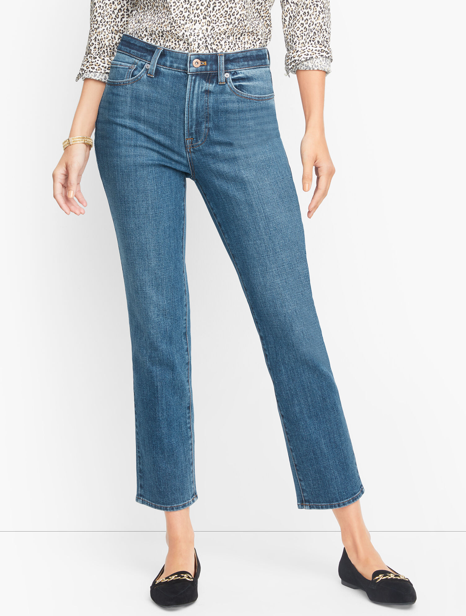 Modern Ankle Jeans - Pier Wash