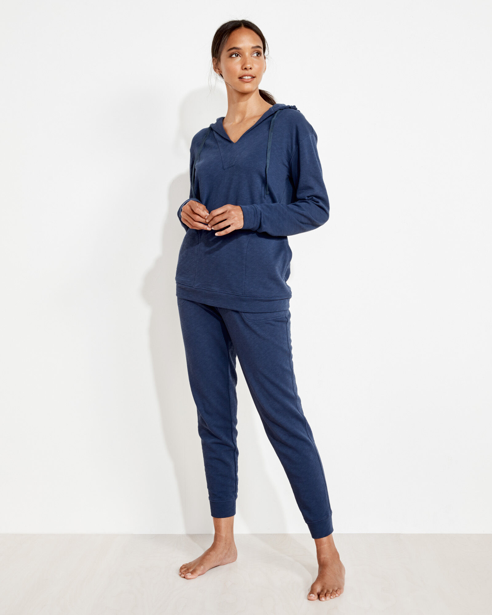 Cotton Slub French Terry Hoodie