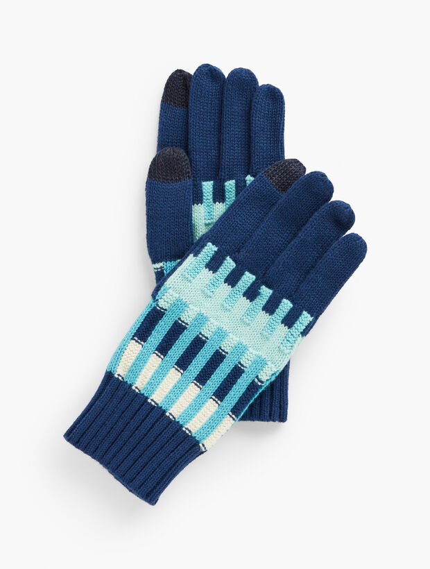 Fair Isle Stripe Gloves