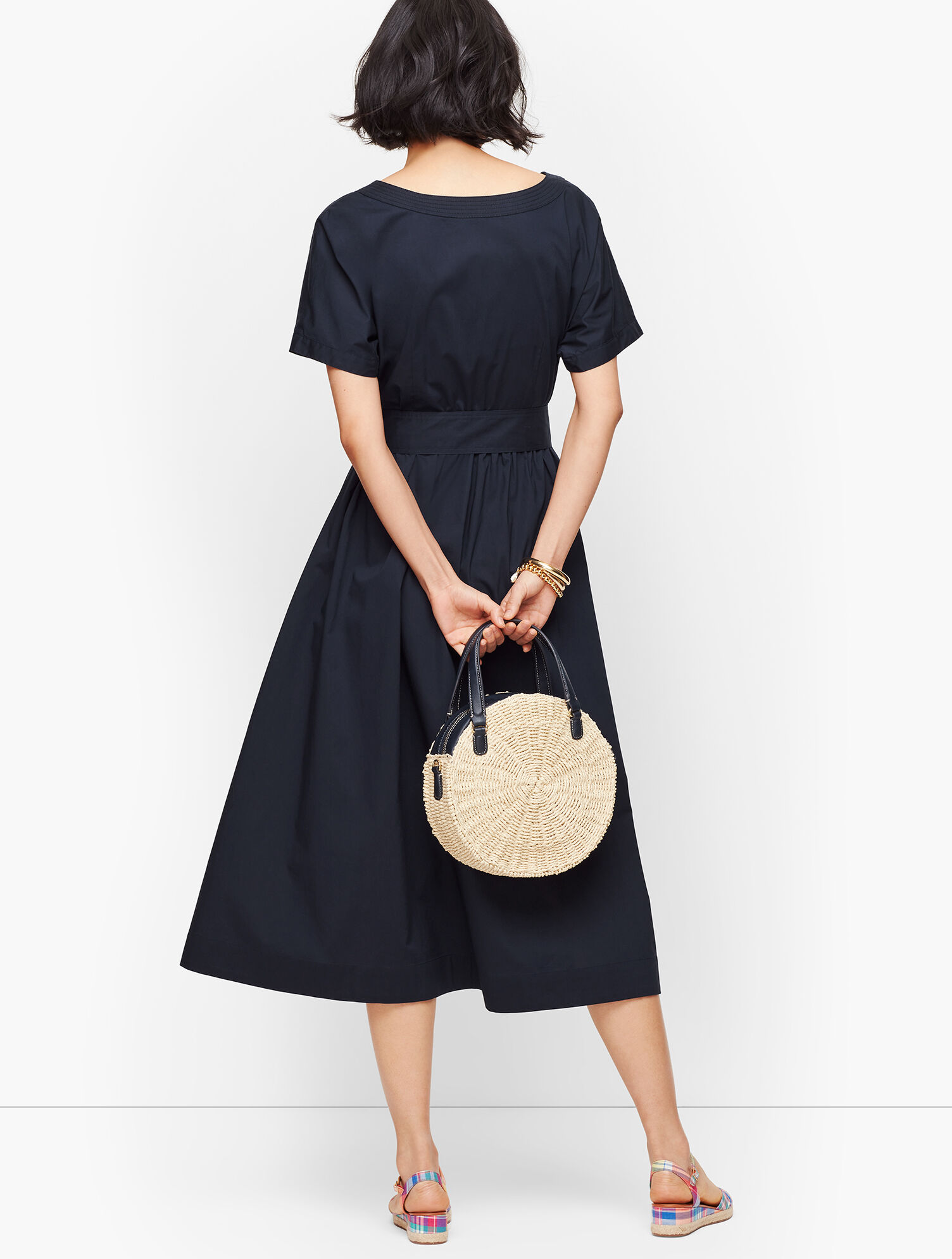 Dolman Sleeve Poplin Shirtdress | Talbots