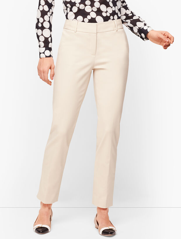 Talbots Hampshire Ankle Pants - Curvy Fit - Double Weave - Traditional Hem