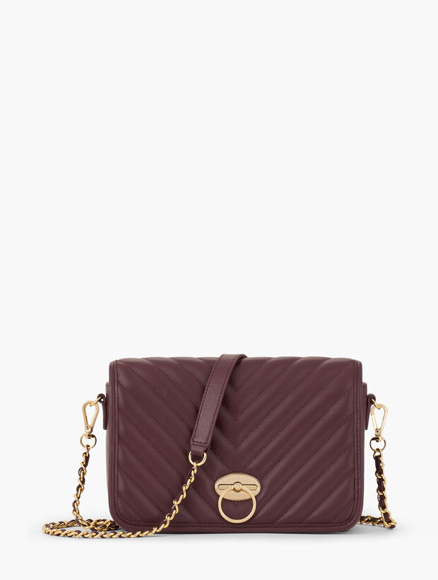 Quilted Leather Crossbody Bag