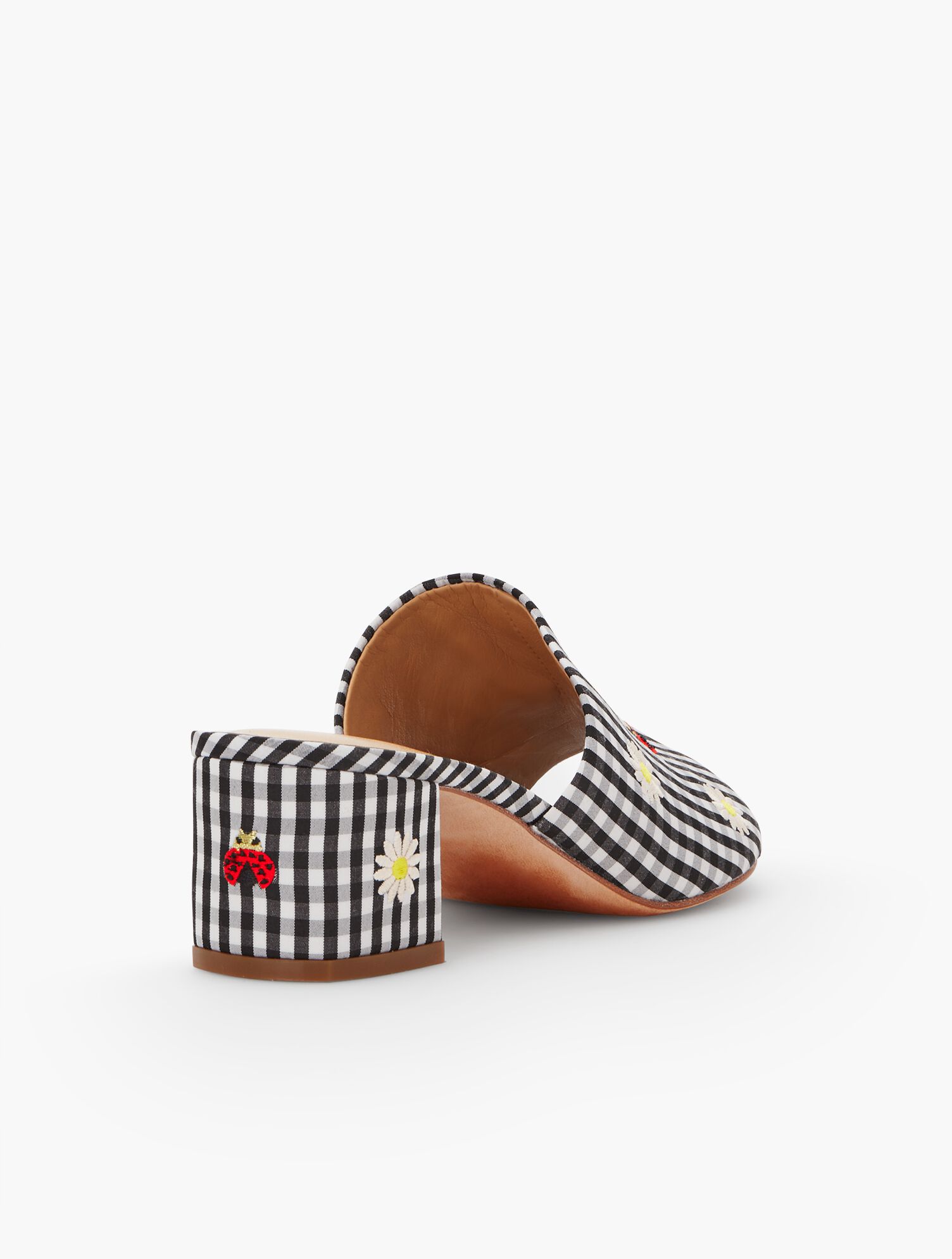Georgia Gingham Garden Slide Sandals