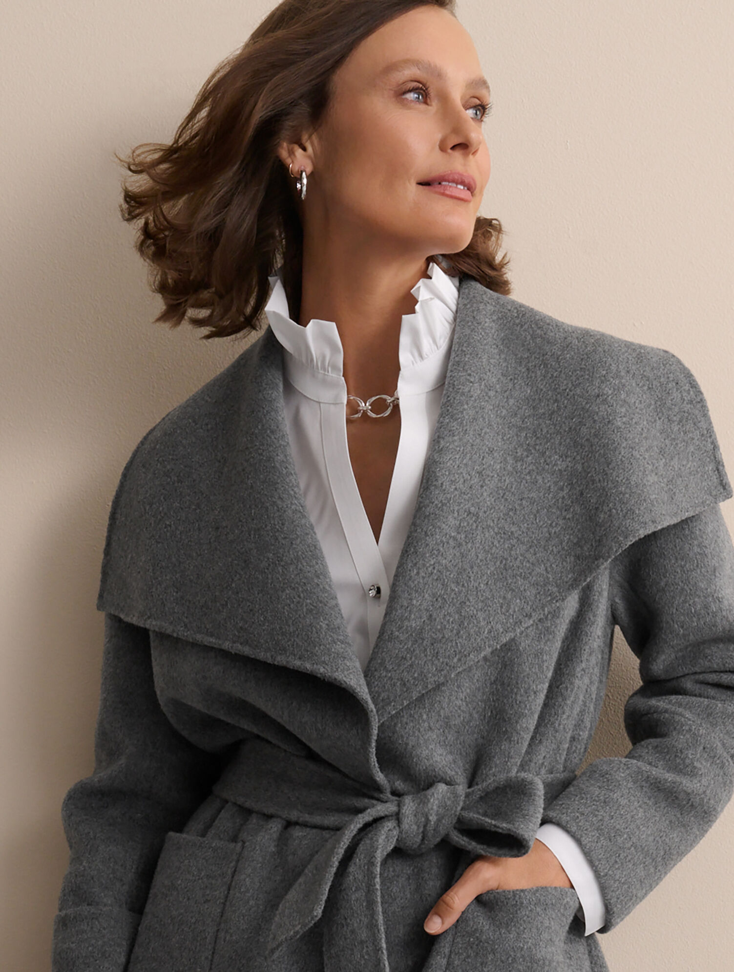 Double Face Belted Coat