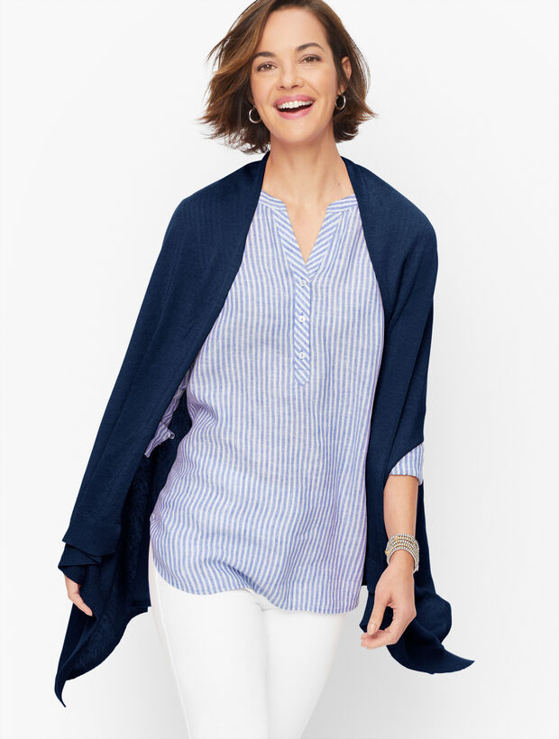 Linen Ruana
