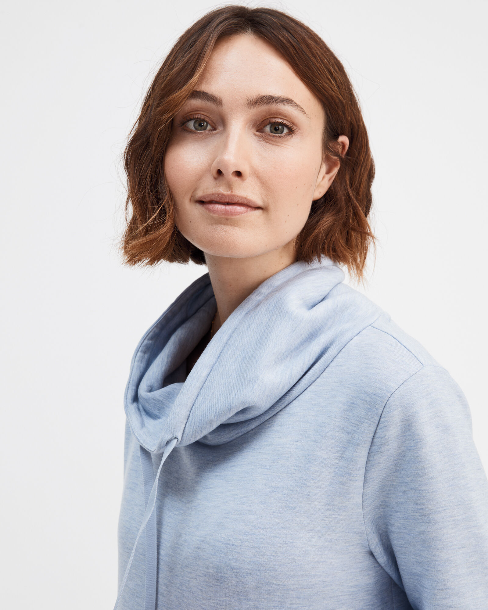 Fleece Cowl Neck Tunic