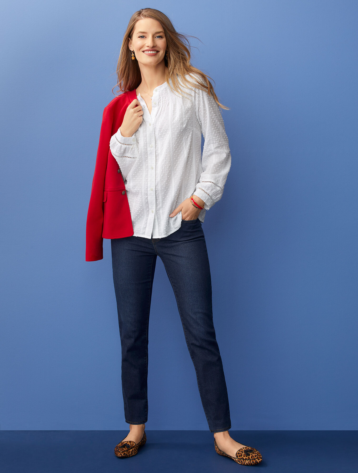 Slim Ankle Jeans Indy Wash Talbots