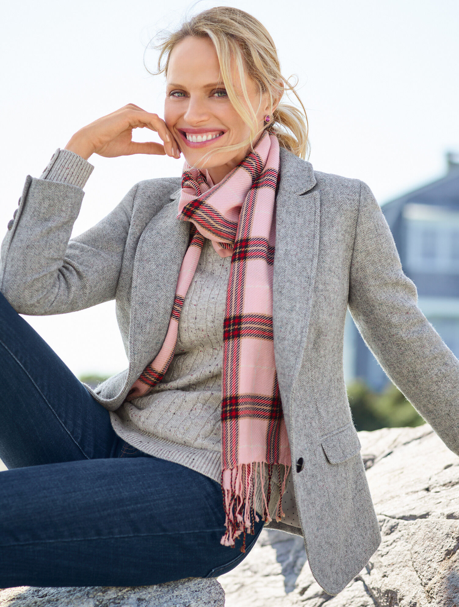 Shetland Wool Blazer - Donegal