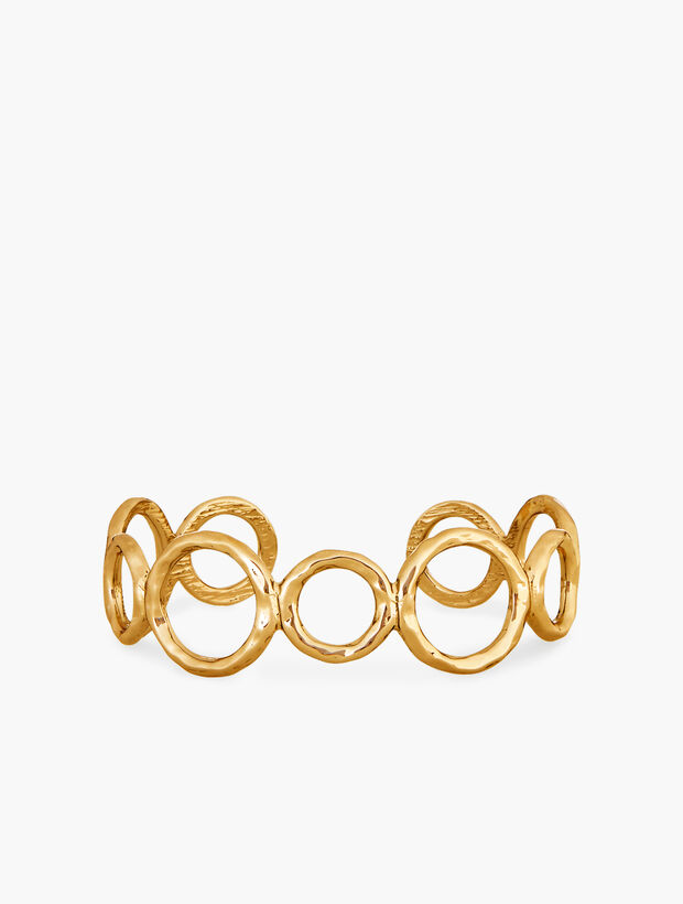 Hammered Rings Cuff