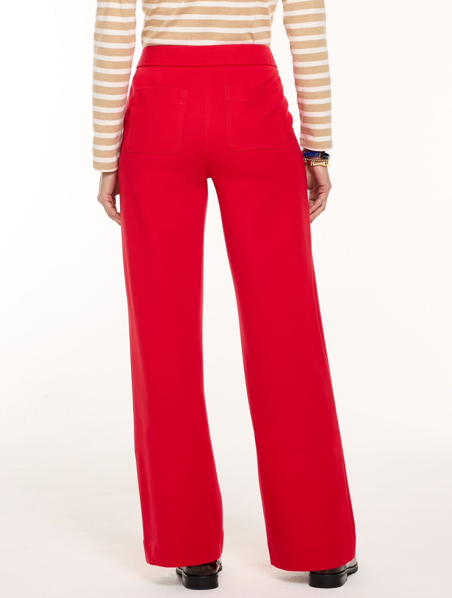 Polished Ponte Wide Leg Pants