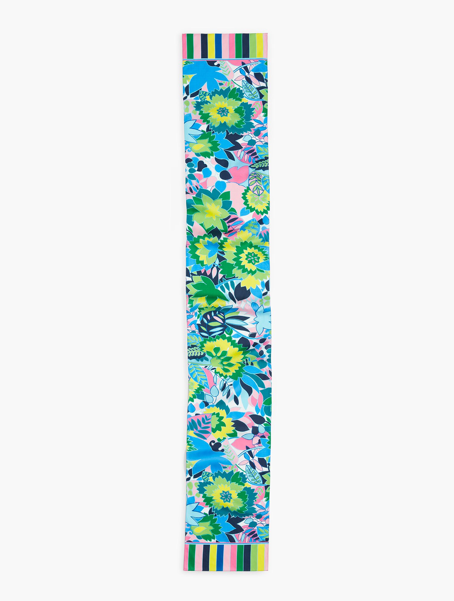 Island Floral Silk Scarf
