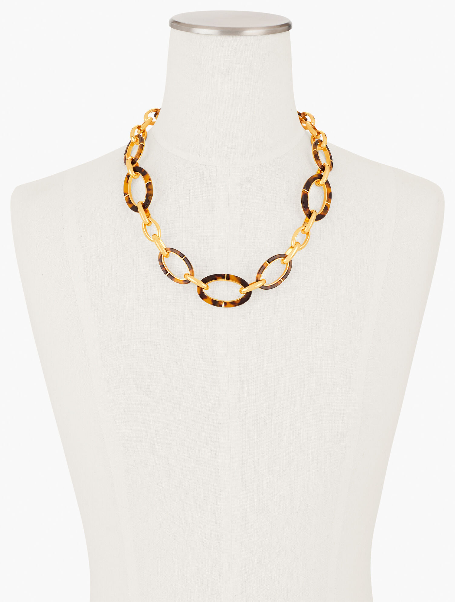 Tortoiseshell Links Necklace | Talbots