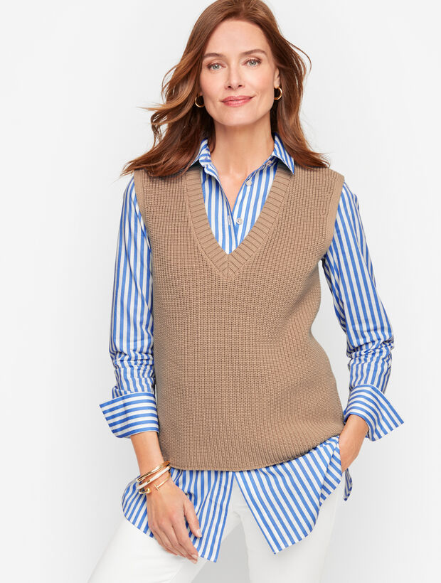 Shaker Stitch Vest