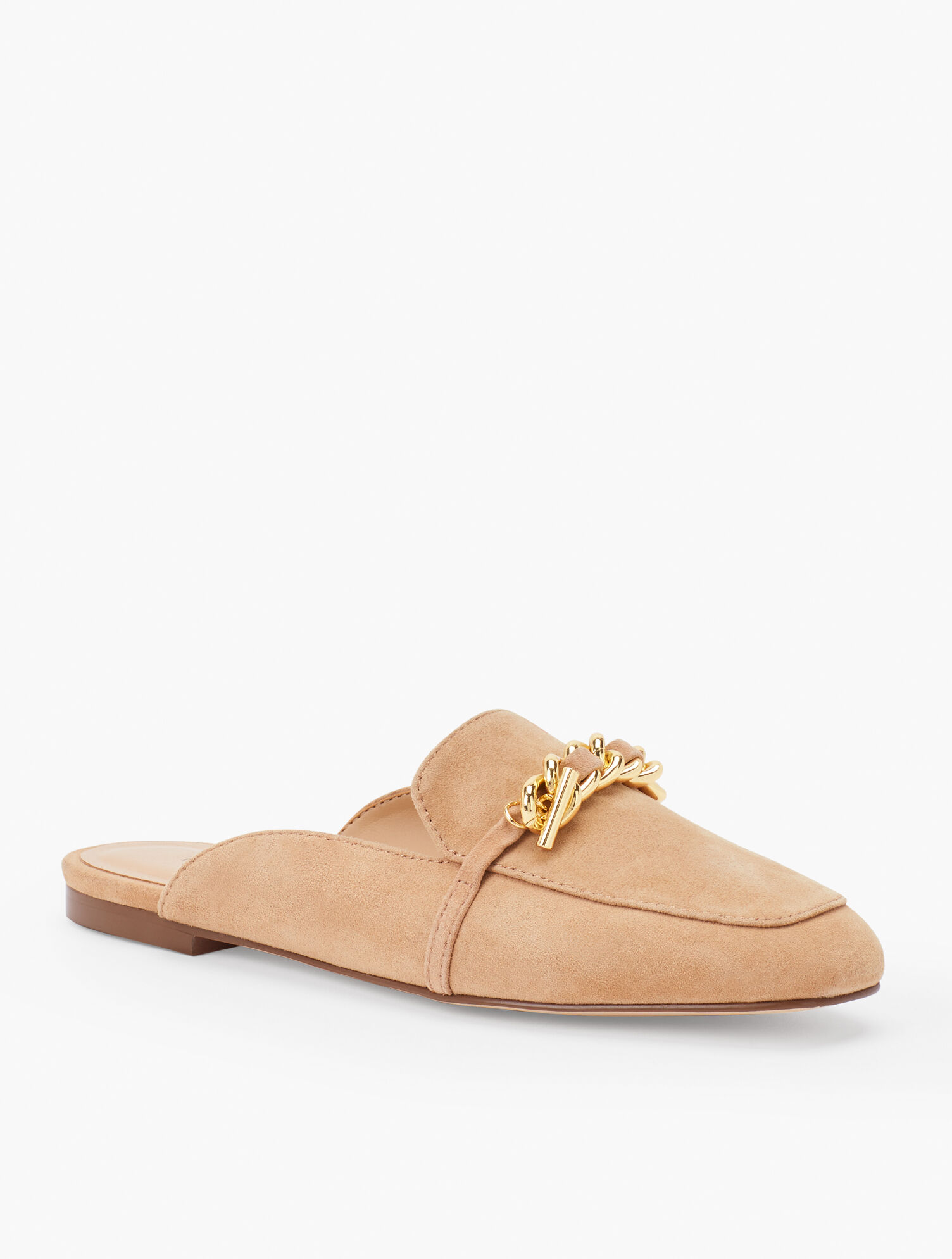 Stella Chain Suede Mules