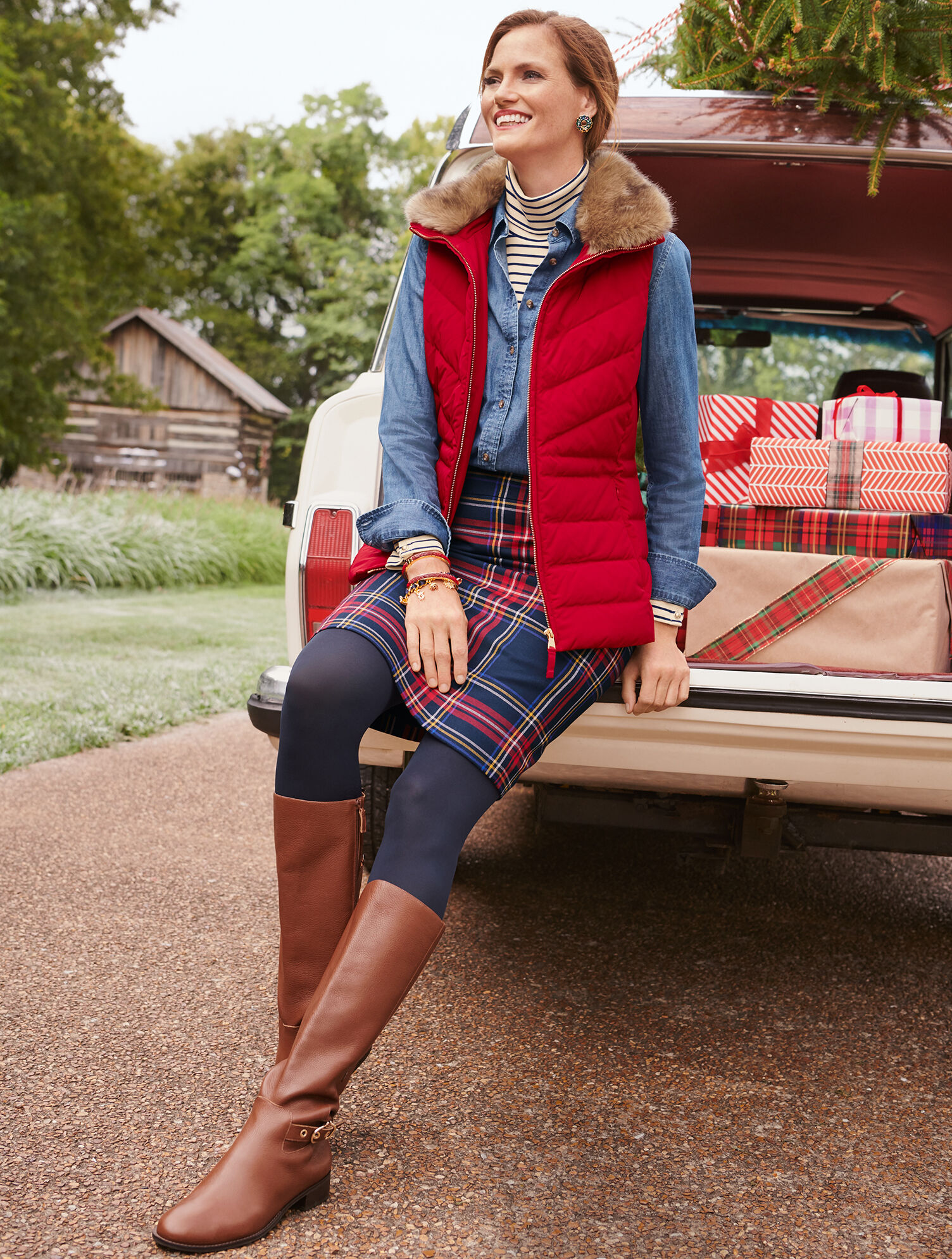 Button Front Denim Shirt