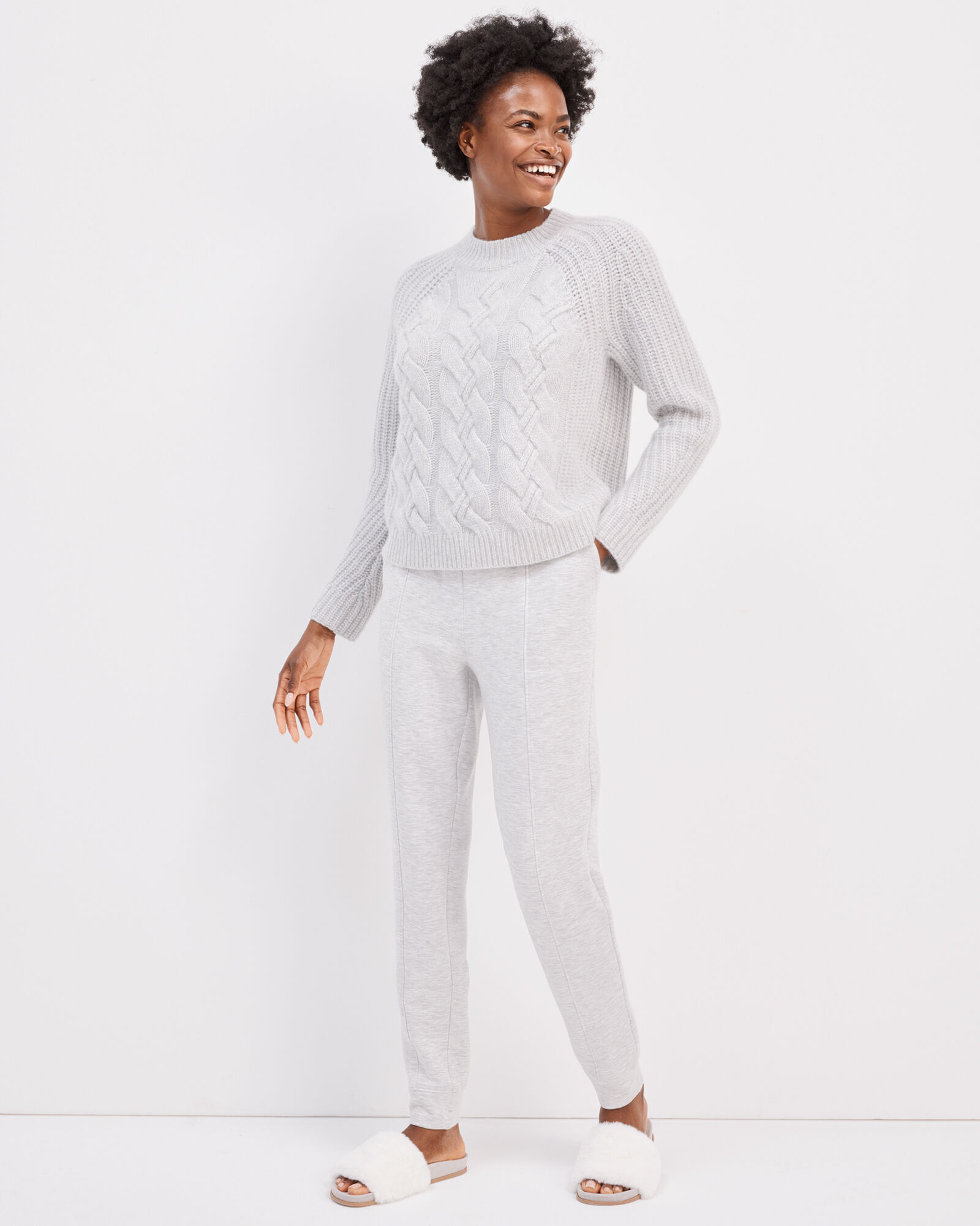 Cashmere Cable Knit Sweater