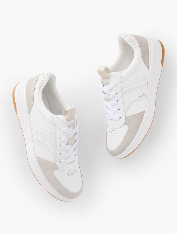 Keds&reg; Court II Leather Suede Sneakers
