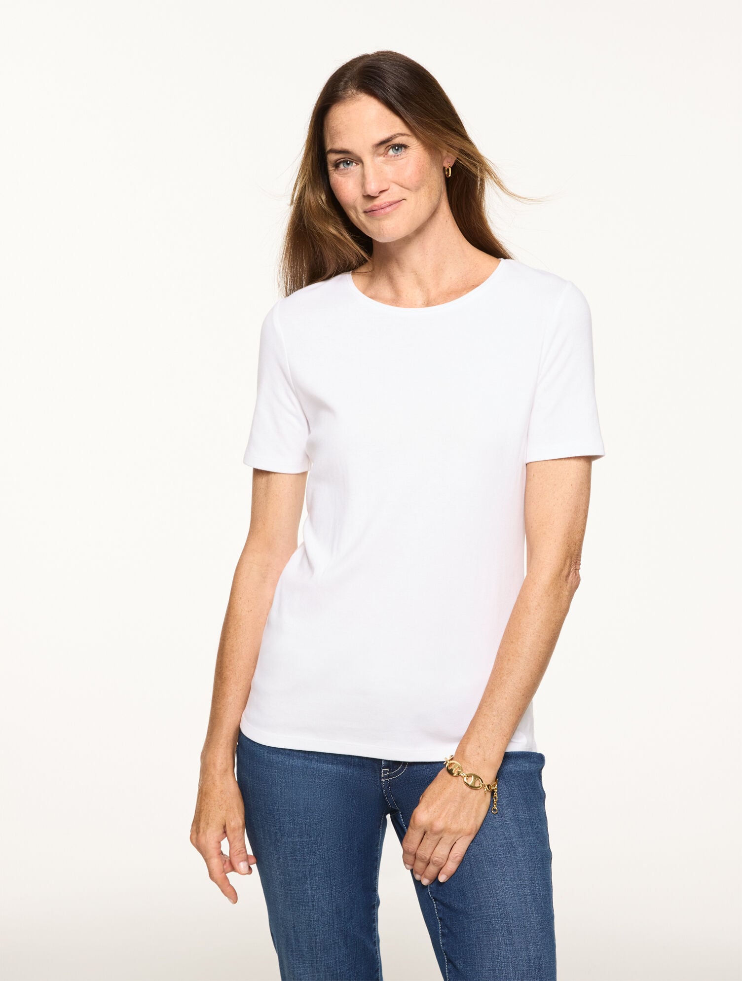 Pima Cotton Crewneck Tee - Brights