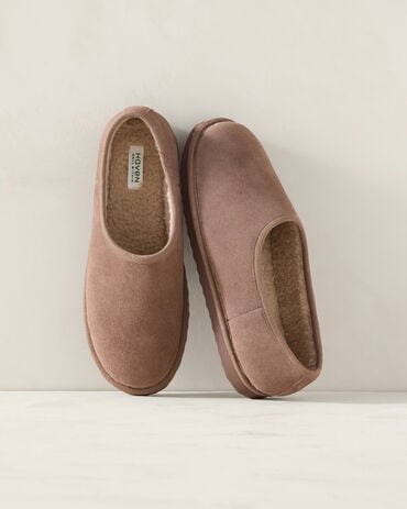 Suede and Sherpa Bootie
