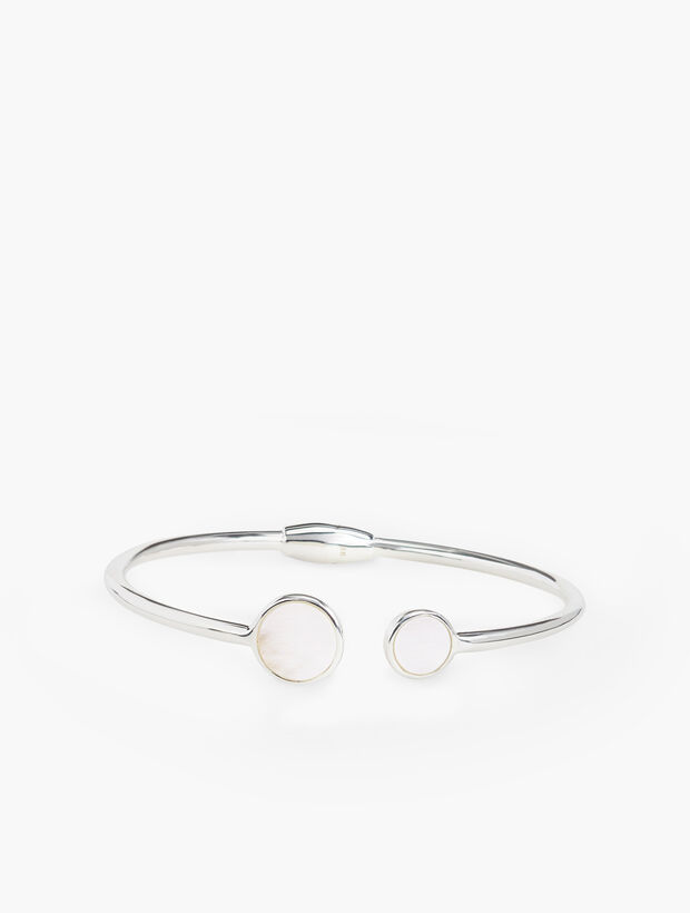 Sterling Silver Mother Of Pearl Bangle Talbots
