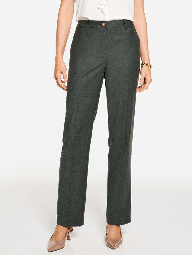 Talbots Southampton Luxe Italian Flannel Straight Leg Pants