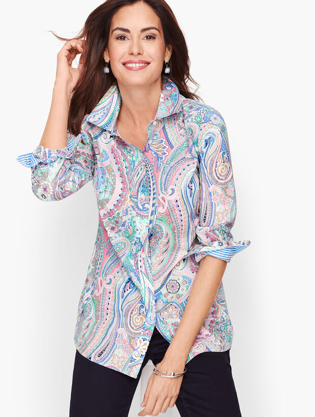 Classic Cotton Shirt - Jubilee Paisley