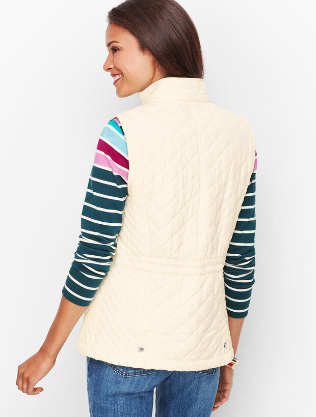 Fleece Lined Quilted Vest | Talbots