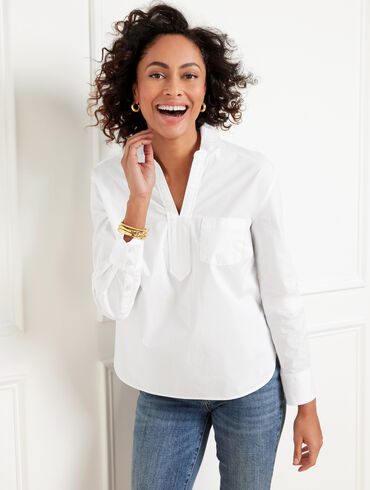Poplin Short Shirt