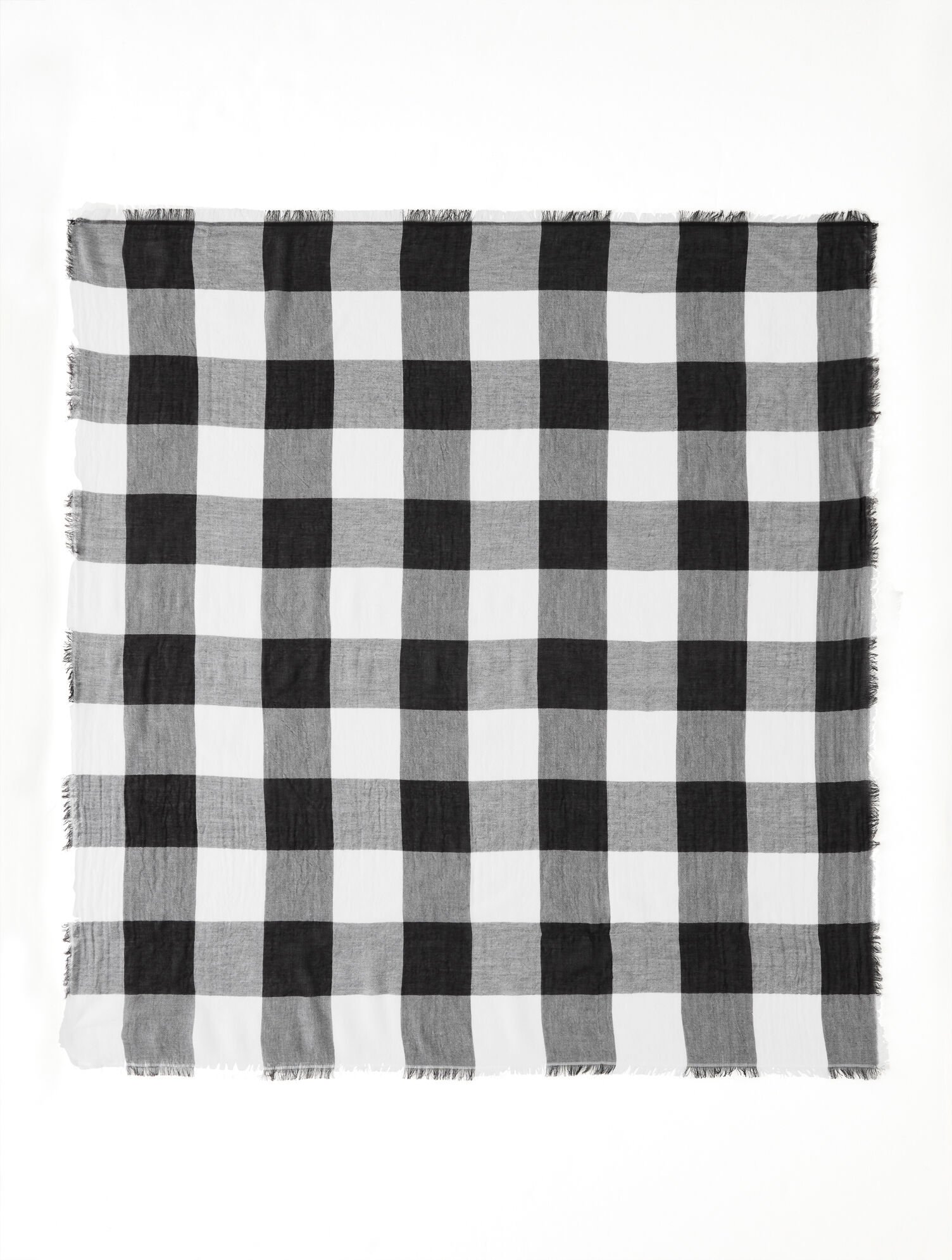 Singing Gingham Square Scarf