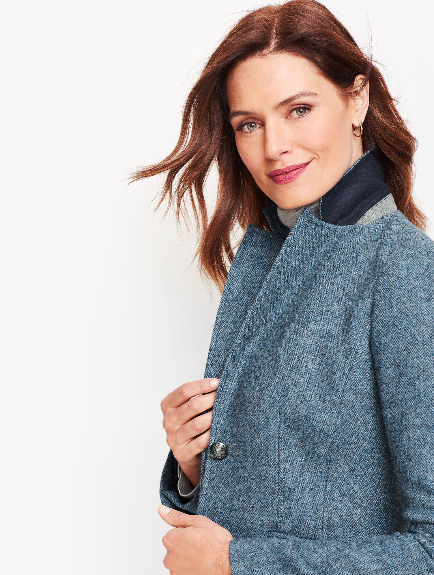 Shetland Wool Blazer - Heathered