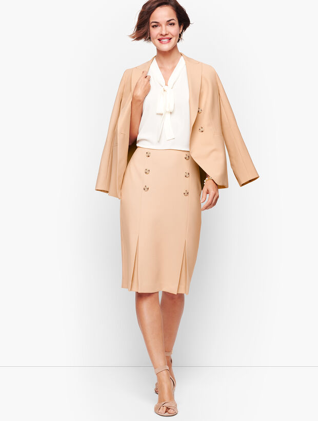 Luxe Italian Double Weave Collection - Pencil Skirt