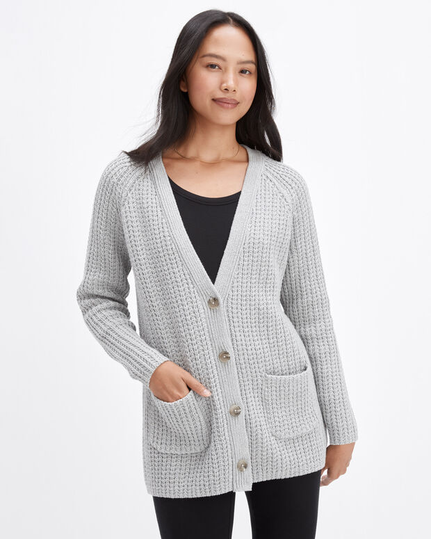 Organic Cotton Crochet Cardigan