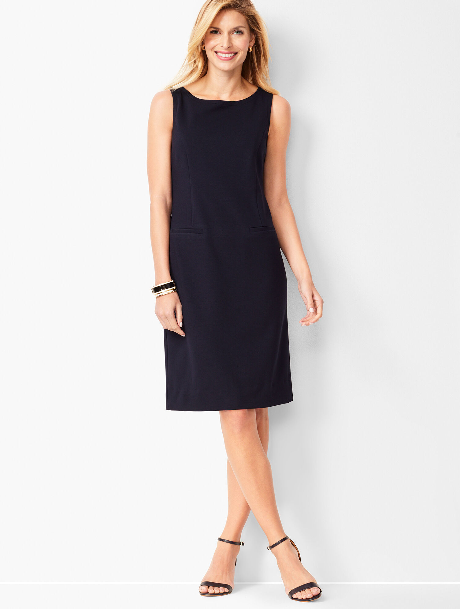 Italian Luxe Knit Sheath Dress | Talbots