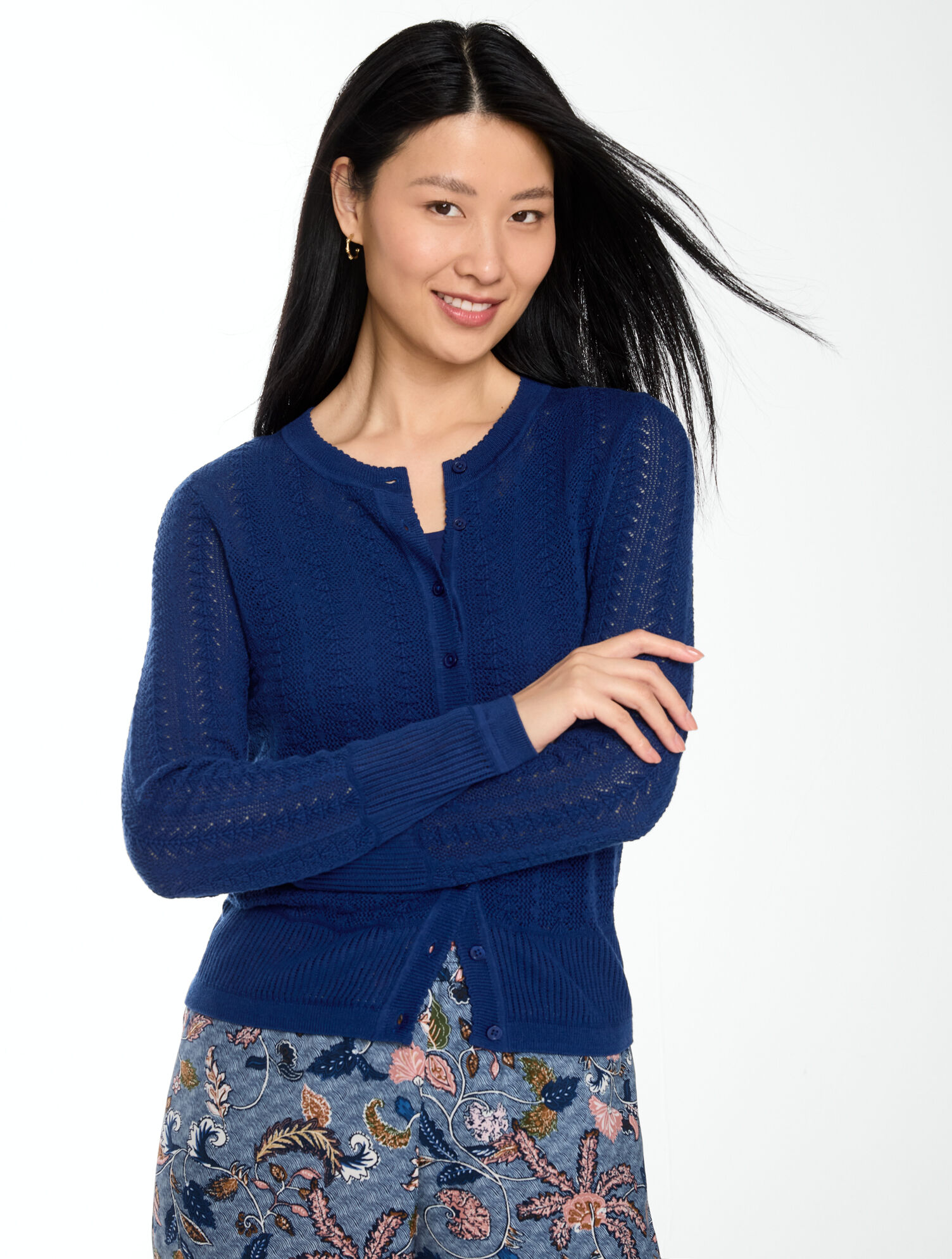 Pointelle Charming Cardigan